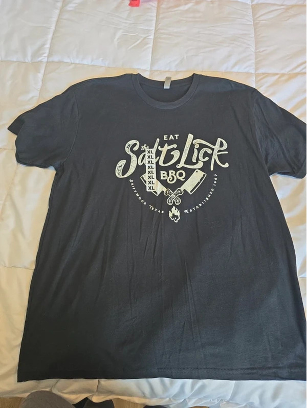 Mens xl Austin salt lick bbq tshirt NWT